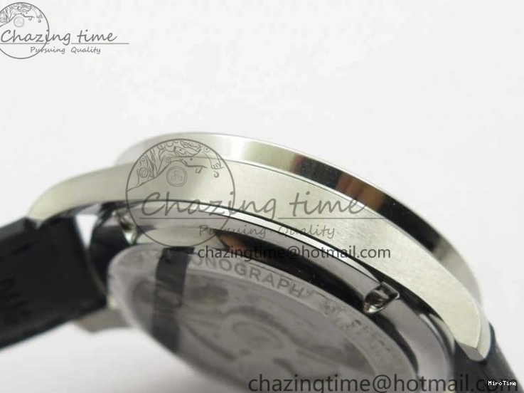 MIROTIME 0325 Portuguese Chrono IW371609 ZF 1:1 Best Edition Black Dial on Black Leather Strap A SmartChoice 7100